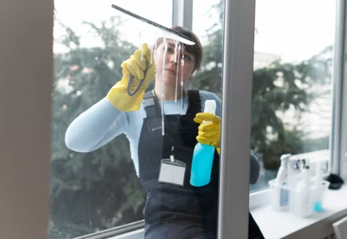 Nettoyage de vitres intérieures et extérieures à Saint-Martin-d'Aubigny